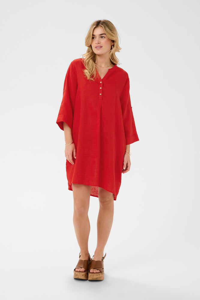 Bellis Caftan Short Dress