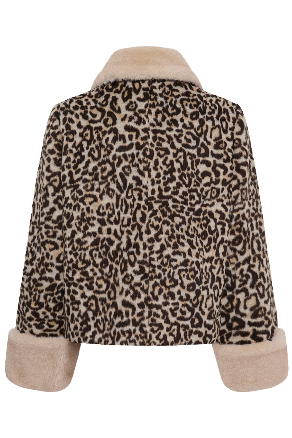 CUGIA Faux fur leopardjacka
